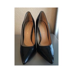 Black Pointy-Toe Stilettos